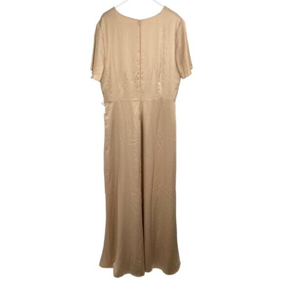 NWT Show Me Your MuMu Roman Twist Gown Champagne Luxe XXL - Picture 4 of 9